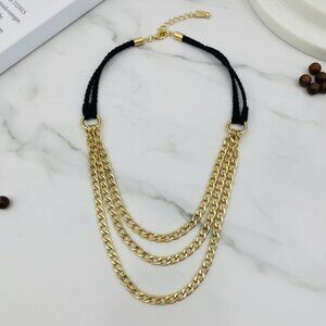 Bohemian Chunky Womens‎ Chain Necklace Trendy Bold Fashion Accessory Distinctive